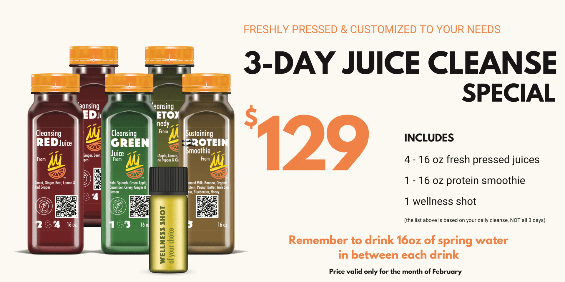 3 day juice cleanse special